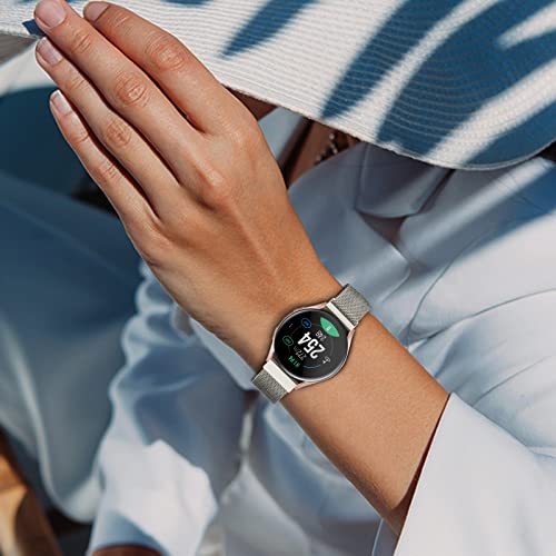Image of Tobfit 22mm Strap Compatible for Fire-Boltt Ninja Call Pro, Phantom, Ring, Visionary (Watch Not Included), Stainless Steel Chain Strap with Magnetic Buckle for Men&Women