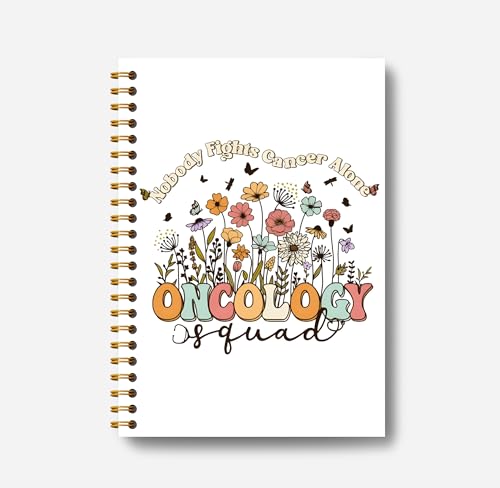 Carnet d'infirmière en oncologie à spirale format A5 de 14 x 21 cm pour notes médicales