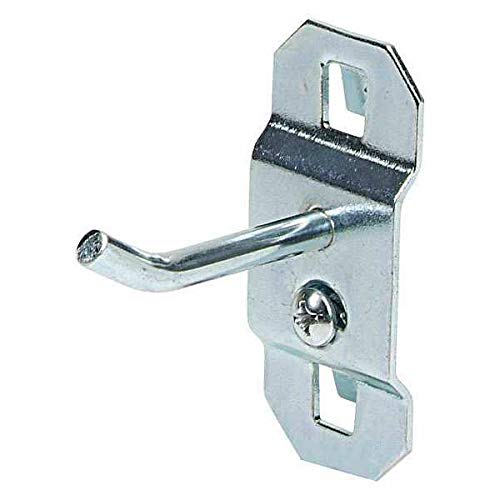 Single Rod Pegboard Hook, 1 in. L, Ss, Pk3 Industrial