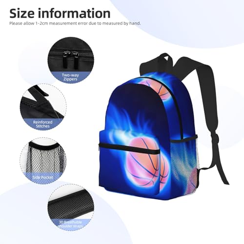 Sac à dos ordinateur 15,7 pouces EdWal Blue Fire basket - 5