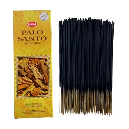 Varillas de Incienso HEM Palo Santo - 200 g (Entre 160-180 Varillas) - Aromaterapia - Meditación - Yoga - Packaging EcoFriendly