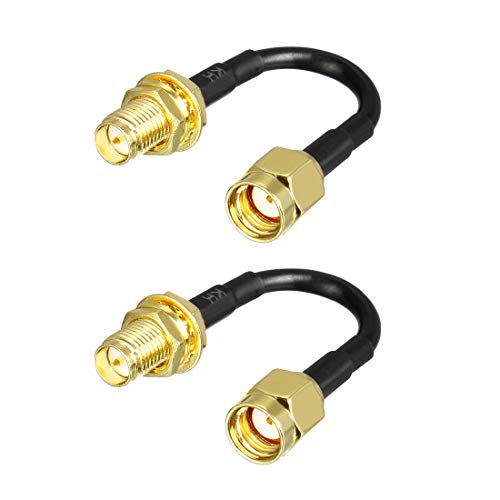 Câble RP-SMA d'antenne Wi-Fi de 5 cm pour bureau connecté uxcell x2