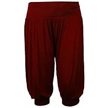 Ladies 3/4 Alibaba Harem Baggy Trouser Shorts Women Cropped Summer Pant 8-26