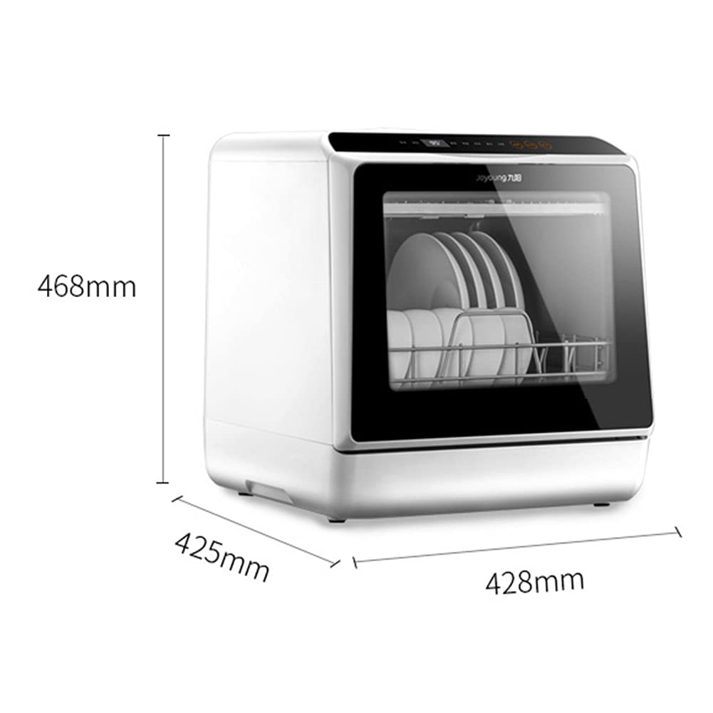 Lavaplatos compactos Totalmente automáticos, adecuados para oficinas de Apartamentos y cocinas caseras, con 4 bastidores de Posiciones de Cesta