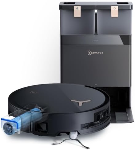 ECOVACS X8 Pro Omni Robot Aspirateur Laveur avec Station Tout-en-...