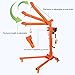 DYUNCZ Electric Foldable Crane, Foldable Rolling Crane Lift, Winch Crane Material Lifts, Load Capacity 200Kg/440lbs, Car Engine Hanger, Suitable for Factories, Workshops
