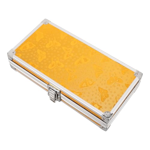 VILLFUL Aluminiumlegierung Werkzeugkoffer Klein Tragbar Handheld Box Robust Multifunktional Aufbewahrungsbox für Techniker und Kosmetik