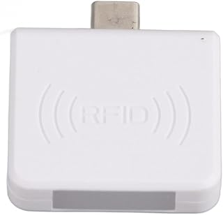 Mobile Phone Card Reader,OTG USB Portable Card Reader,Micro USB Interface UHF Handheld Writer,Plug and Play,Integrated Card Reader,for Android, for Windows (White)