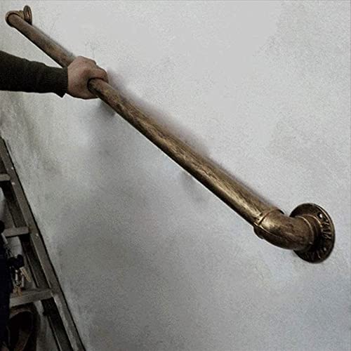 Rambarde d'escalier antidérapante réglable en fer forgé pour sécuriser les marches