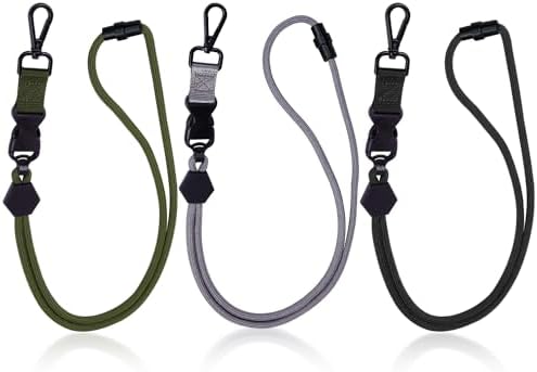 3 Pcs Heavy Duty Hook Ropes, Key Lanyards, Neck Lanyards, Adjustable ...