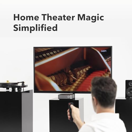Image of WiiM Amp Pro: Multiroom Streaming Amplifier | Compatible with Google Cast, Alexa | HDMI, Voice Control | Stream from Spotify, Amazon Music, Tidal & More - Dark Gray