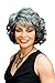 Foxy Silver (Barbara) - Synthetic Full Wig in DARK BROWN