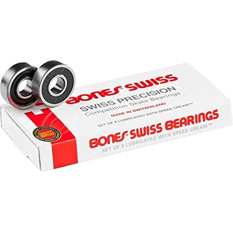 Bones Swiss Precision Skateboard Bearings 8 Pack Cover