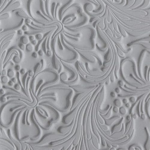 Cool Tools - Flexible Texture Tile - Hibiscus - 4" X 2" #TOP17