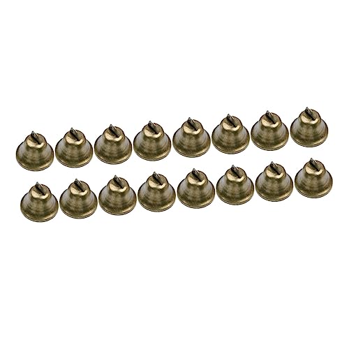 ERINGOGO 16Pcs Bronze Jingle Bells for Crafts Pet Collars and Holiday Decorations Durable Material for Cheerful Sound and Festive Atmosphere
