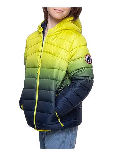 Image of Rokka&Rolla Boys' Reversible Lightweight Water-Resistant Puffer Jacket | Lightweight Breathable Reversible Puffer Makes A Hooded Winter Coat For Boys To Wear During Cold Weather Activity