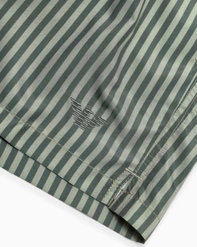 Emporio Armani Men's Striped 4" Swim Trunk4