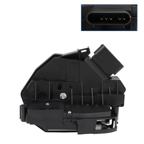 Qagea Front Right Passenger Side Door Lock Latch Actuator 5 Pins Fit for Ford Edge 2015-2016, Escape 2013-2017, Fiesta 2011-2016, Focus 2012-2017, Fusion & Lincoln MKZ 2013-2016, BE8Z-5421812-B