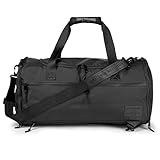 True Religion Convertible Duffel Bag for Travel - Large Gym Backpack for Men and Women, Carry On Weekender Luggage with 16" Laptop Sleeve, Clothes and Shoe Compartment, Overnight Day Carry-On Bookbag