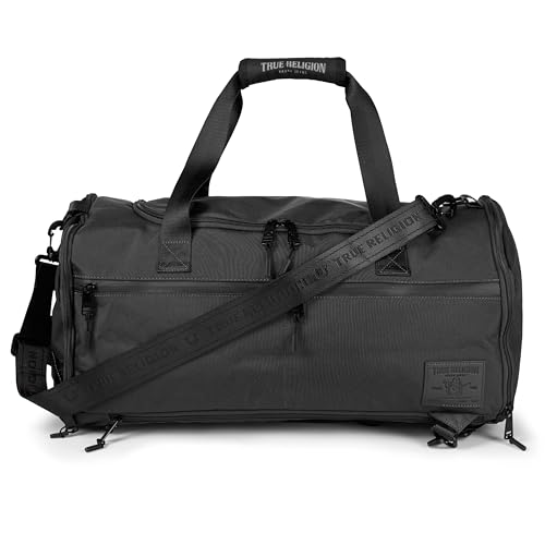 True Religion Duffle Backpack for Travel, Convertible Duffel Gym Bag