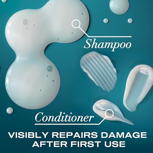 Vogue International OGX Renewing + Argan Oil of Morocco Shampoo & Conditioner Set, Helps Strengthen & Repair Dry, Damaged Hair, Paraben-Free, Sulfate-Free Surfactants, 25.4 fl. Oz (Pack of 2)