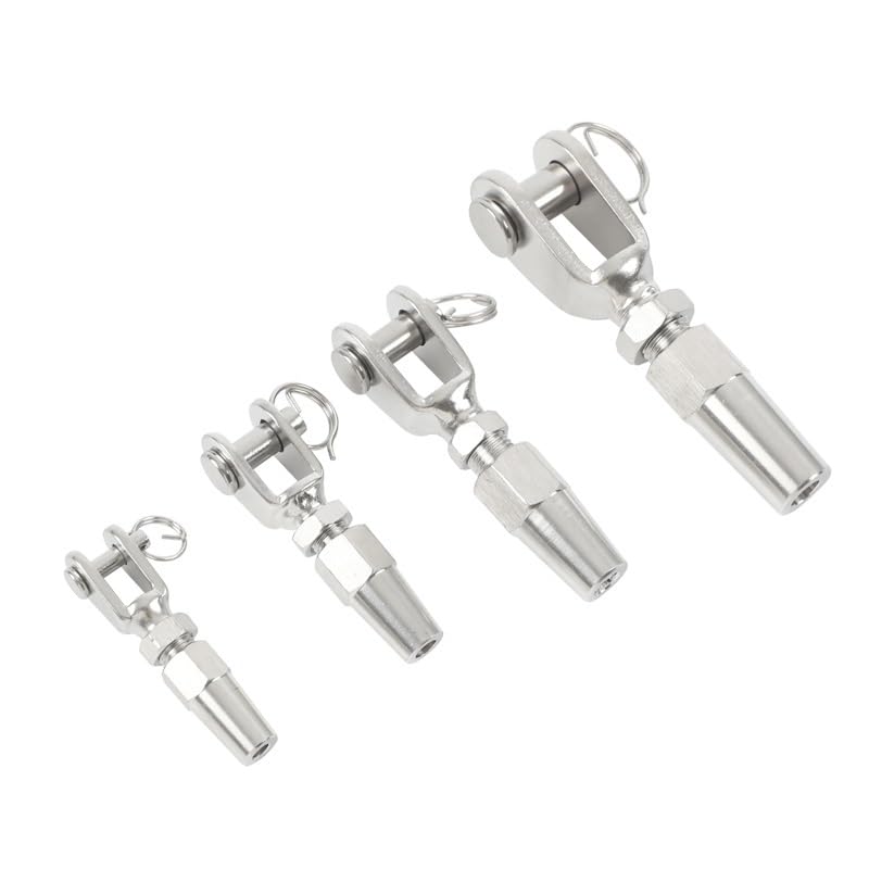 Serre câble acier matériel gréement kit balustrade câble inox 4mm - 4