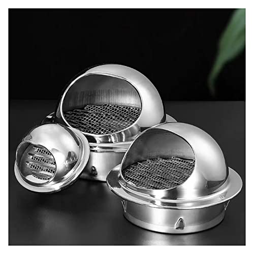 Zorhac Edelstahl 304 Lüftungsschlitz Abluftventilatorabdeckung