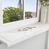 Trixie Nani 37125 - Tappetino per davanzale, 90 x 28 cm, Colore: Grigio...