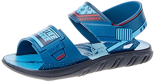 Sandália Liga da Justica Shade, Grendene Kids, Meninos, Azul, 31/32