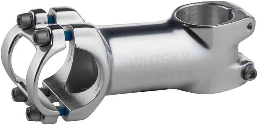 WHISKY - No.7 Aluminum Alloy Bicycle Stem - 6 Degree, 100mm, 31.8mm Clamp, Silver