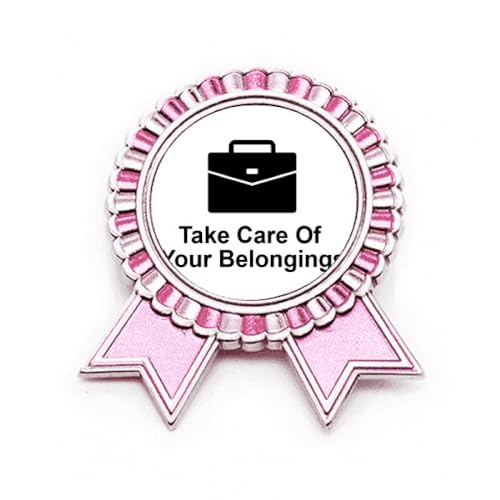 Broche Rose Care Your Belongings Métal Fixation Stable pour Customiser Vos Habits