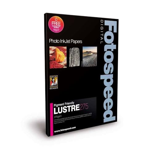 Fotospeed PF Lustre Photo Media 7x5 Paper 275gsm - 100 Sheets