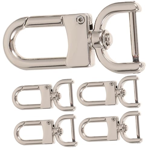 BELLIFFY 5pcs Metal Dog Buckle Bag Strap Buckles DIY Repair