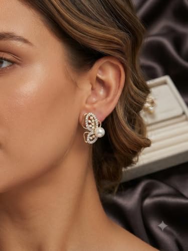 Generic 12-Pair Earrings Set with Jewellery Box, White - Image 4