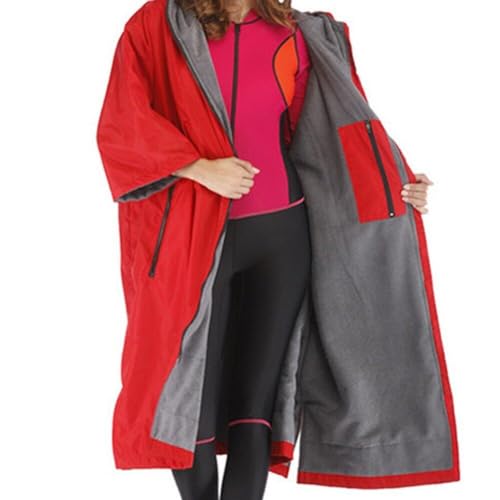 Robe de plage à manches longues imperméable et poncho de surf - 6