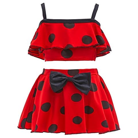 Lito Angels Ladybug Polka Dot Tankini for Girls Cover