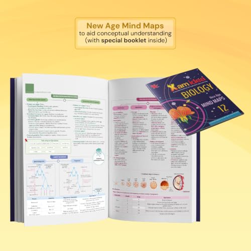 Image of Xam idea Biology Class 12 - (CBSE 2026-27) | Mind Maps | Solved NCERT | Solved PYQs | MCQs, A-R, Case-based, VSA, SA, LA Questions | Solved 2026 CBSE Examination & Sample Papers
