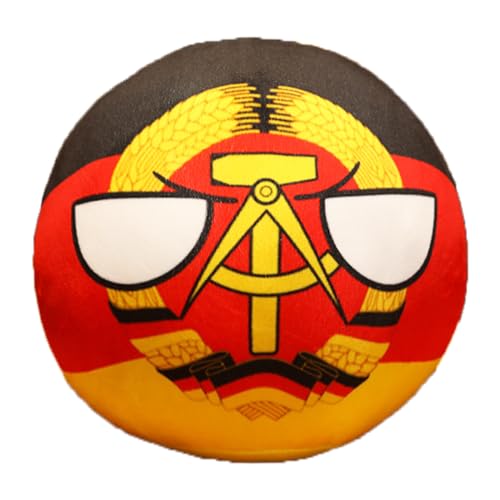 30cm ポーランドボール ぬいぐるみ country ball plushies 抱き枕 可愛い フィギュア 人形 アニメグッズ ぬいぐるみ インテリア装飾 (東ドイツ)