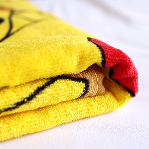 Pokemon Boom Pikachu Handdoek, Katoen, Geel, 140 x 70 x 2 cm - Image 5