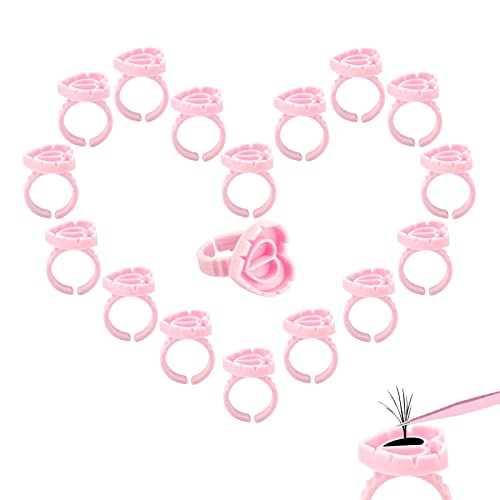 100PCS-Disposable-Glue-Rings-for-Eyelash-Extensions-Heart-Shaped-Lash-Fan-Blossom-Supplies-with-Storage-Box-Perfect-for-Professional-Beauty-Salons-and-Individual-Lash-Techs-Pink