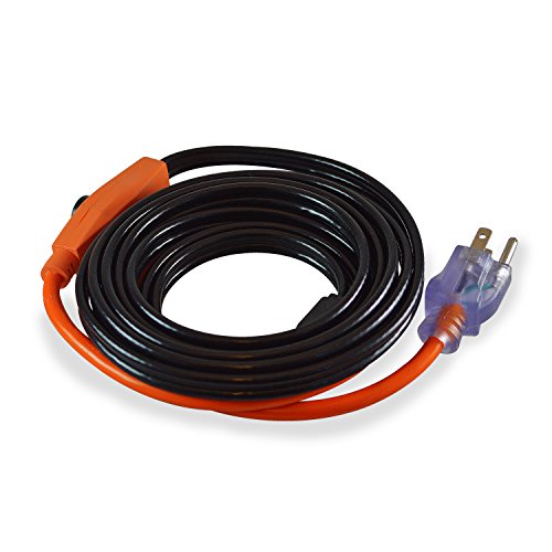 GardenHOME Pipe and Valve (6Feet) Heat Tape Cables, Black