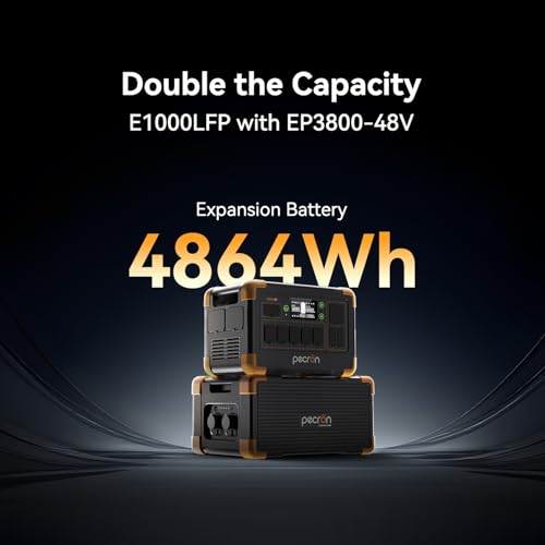 Image of pecron EP3800-48V 3840Wh, Expand Capacity for E3600LFP /E3800LFP /F3000LFP /E2400LFP /E1500LFP /E1000LFP