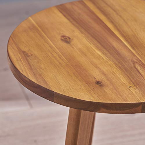 Christopher Knight Home 305360 Gino Outdoor Acacia Wood Side Table thumb #6