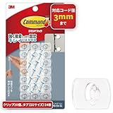 3M コマンド フック コード用 クリア ミニサイズ 20個 CMG-SS-CL