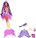 Barbie - Barbie Sirene Barbie "Brooklyn" Roberts, bambola sirena con cucciolo, pinne intercambiabili, spazzola e accessori, Giocattolo per Bambini 3+ Anni, HHG53