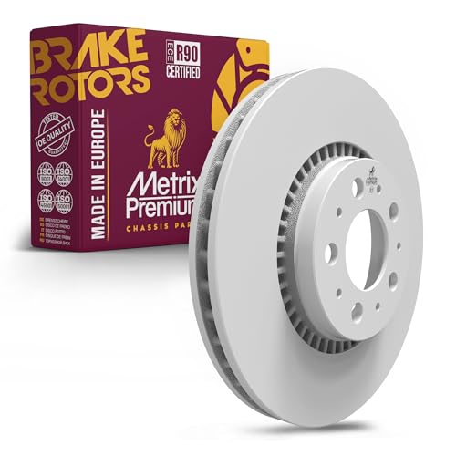 Metrix Premium Chassis Parts 305 mm Front Coated Brake Rotor Fits V70