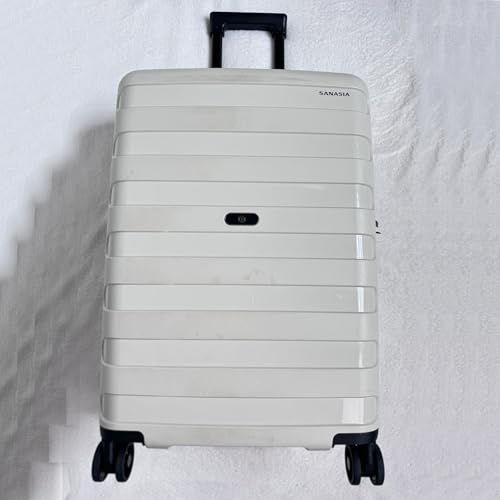 Electric pumps 3-Piece Expandable Luggage Set with Spinner Wheels - TSA Lock, Durable PP Suitcases for Family Travel, White Carry On Essential,Suitcases2