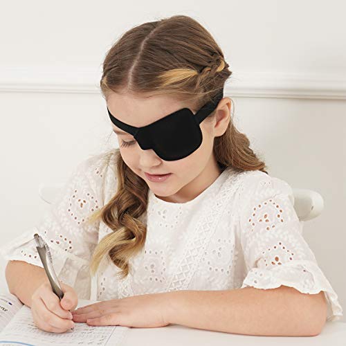 FCAROLYN Tapa-olhos 3D para crianças - 2ª geração (olho direito/preto)