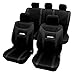 Produktbild WOLTU AS7259sz Universal Schonbezüge für Auto Sitzbezug Sitzschoner Autositzbezug, Super Speed, Schwarz