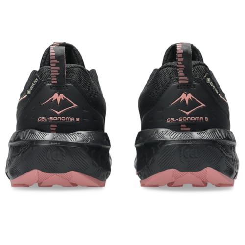 ASICS ASICS Women's Gel-Sonoma 8 GTX Running Shoes, 7.5, Black/Apricot Crush